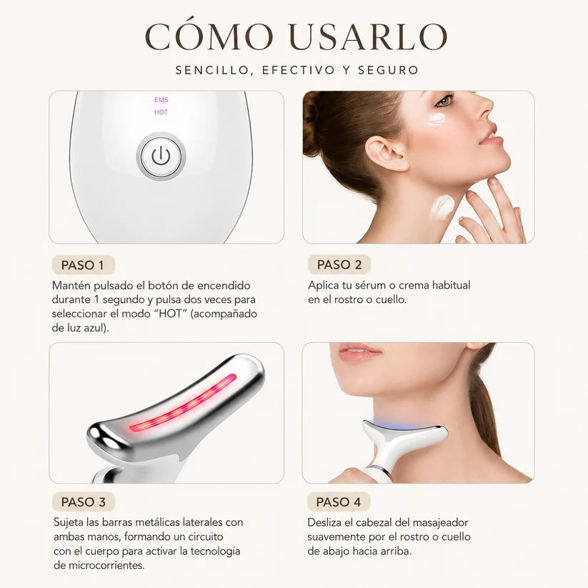 Velora-Masajeador Facial Eléctrico