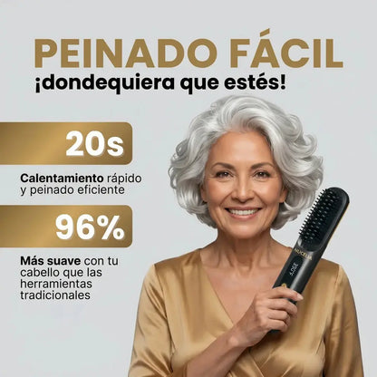 El PRIMER cepillo alisador inteligente para cabello corto