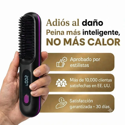 El PRIMER cepillo alisador inteligente para cabello corto