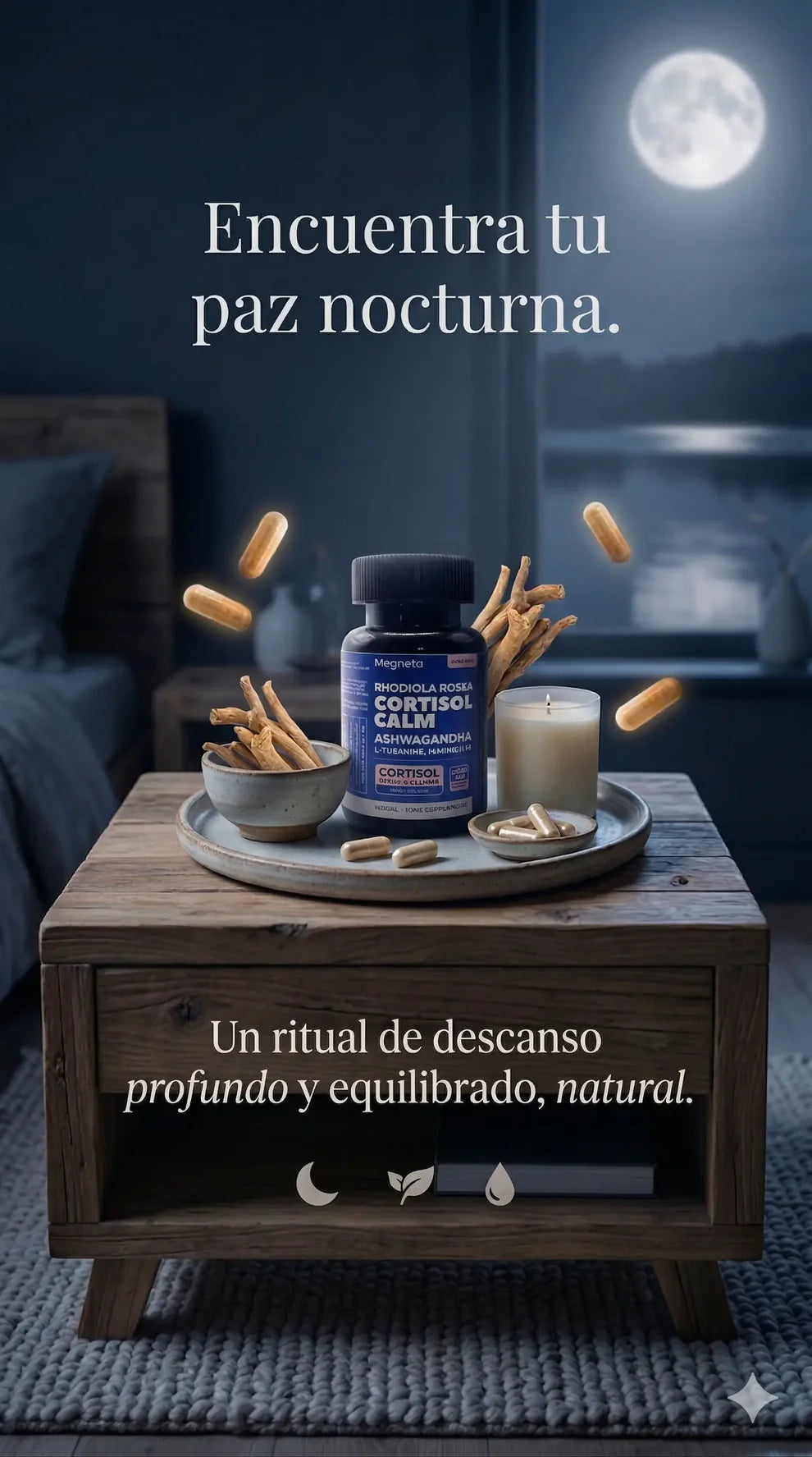 CORTISOL CALM – Suplemento para el Estrés, el Sueño y la Energía
