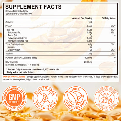 Cápsulas Aceite Semillas Calabaza