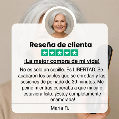 El PRIMER cepillo alisador inteligente para cabello corto